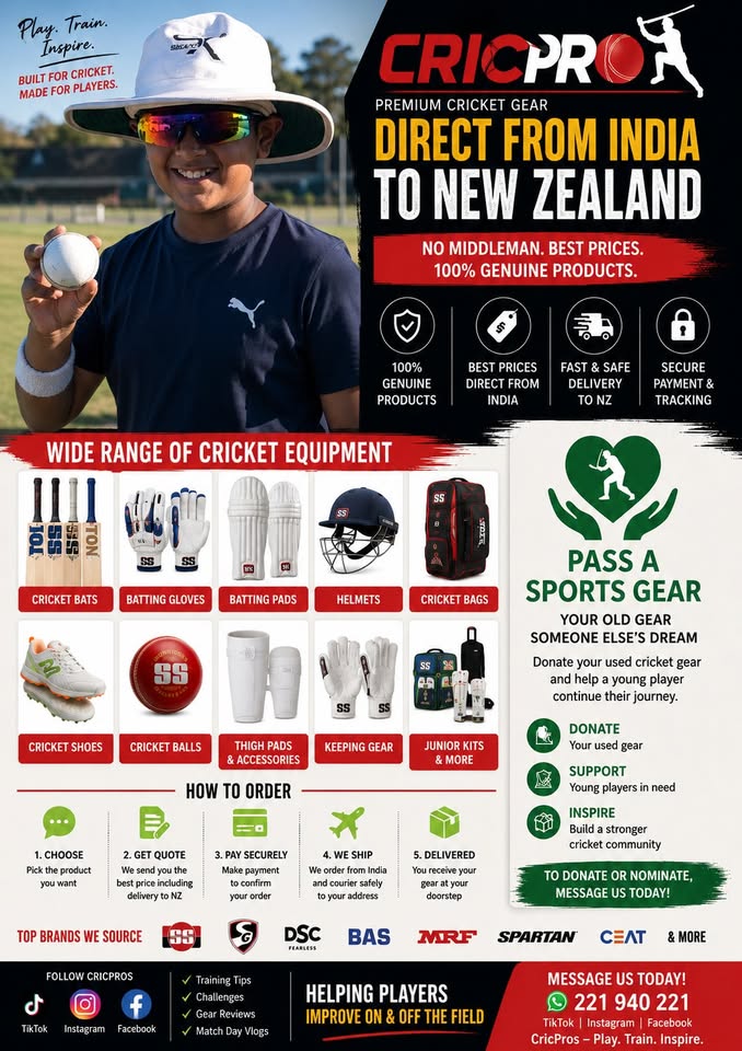 CricPros – Genuine Cricket Equipment Direct from India