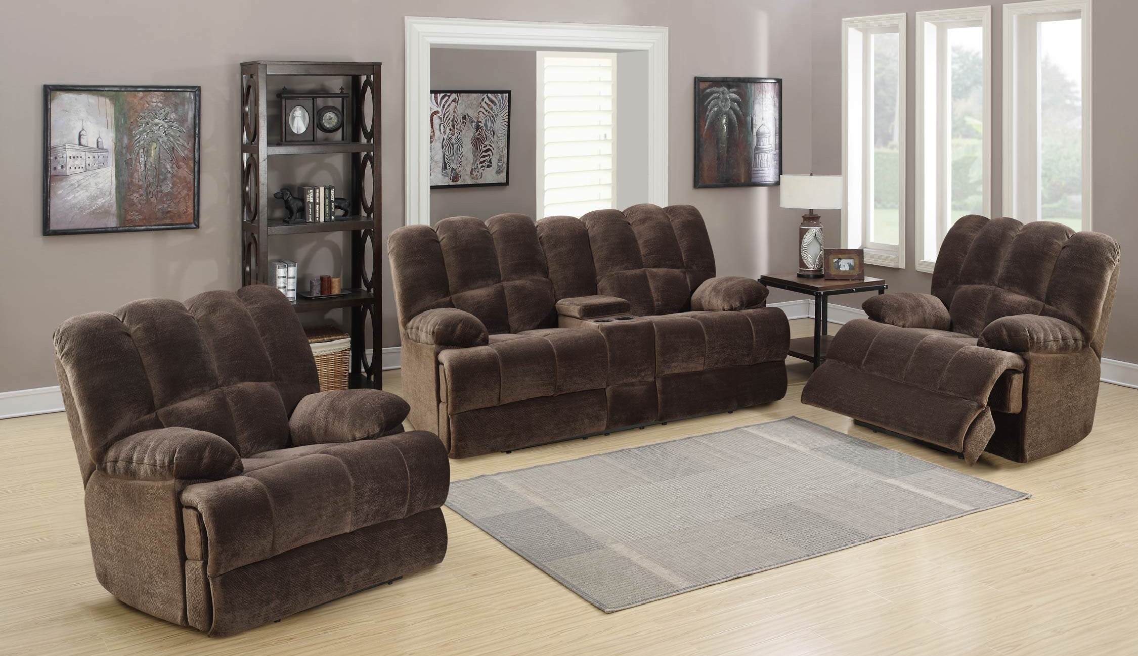 Berlin Recliner Lounge Furniture Chose From Full Suite, Single recliner, 3 Seater, Loveseater with cup holder. Price Beat Guarantee