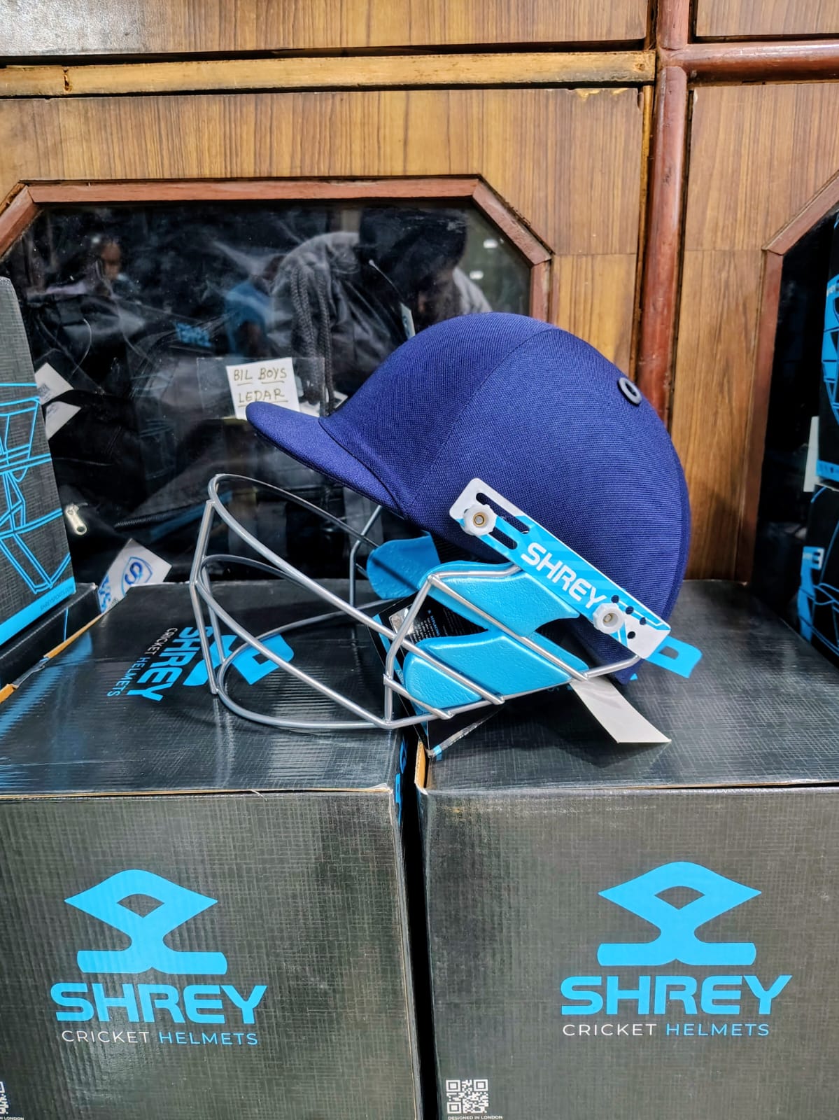 Shrey Classic Steel Batting Fixed Visor Cricket Helmet for Men's