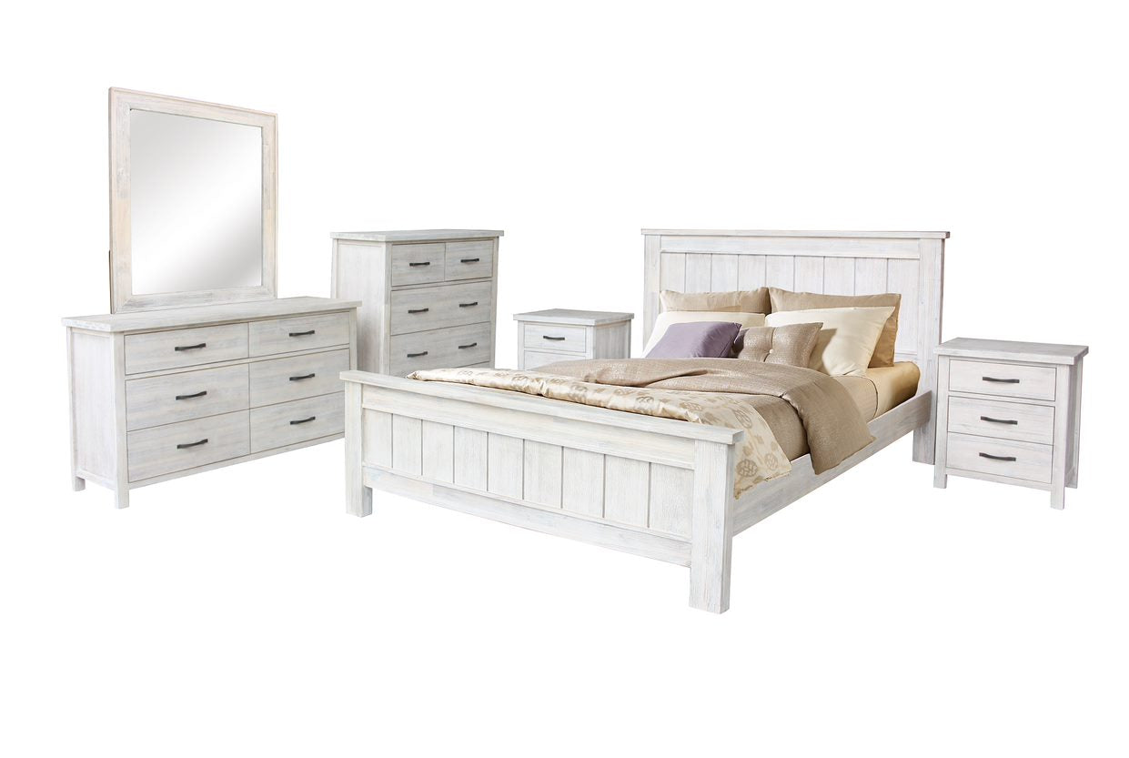 Willie Bed Frame (White Wash)