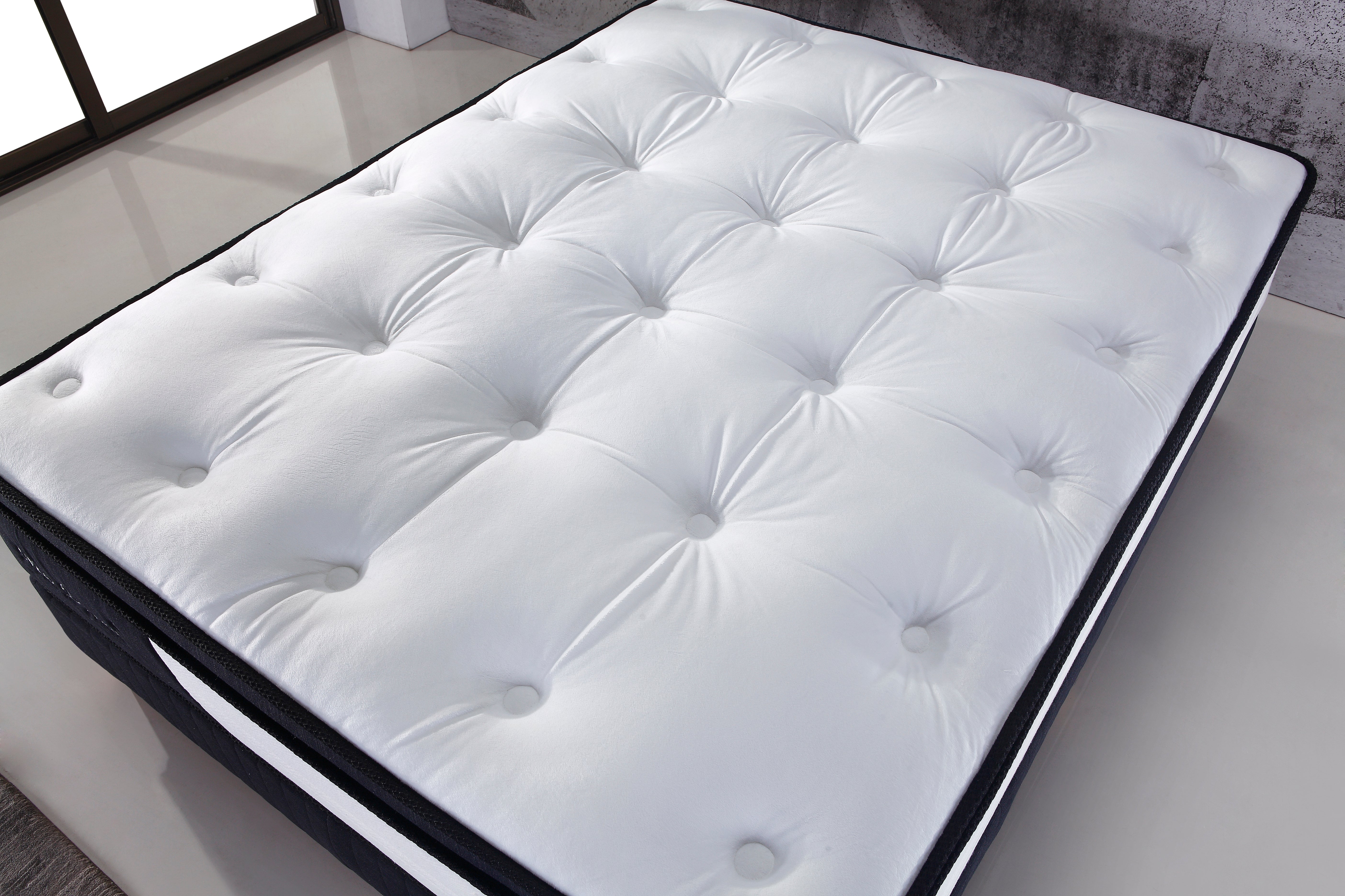 SleepyBeds Ortho Medi Plush Luxury - 9 Zone Pocket Spring Mattress With Cool gel memory foam, Latex, High Density Foam PRICE Beat Guarantee LOWEST PRICE EVER