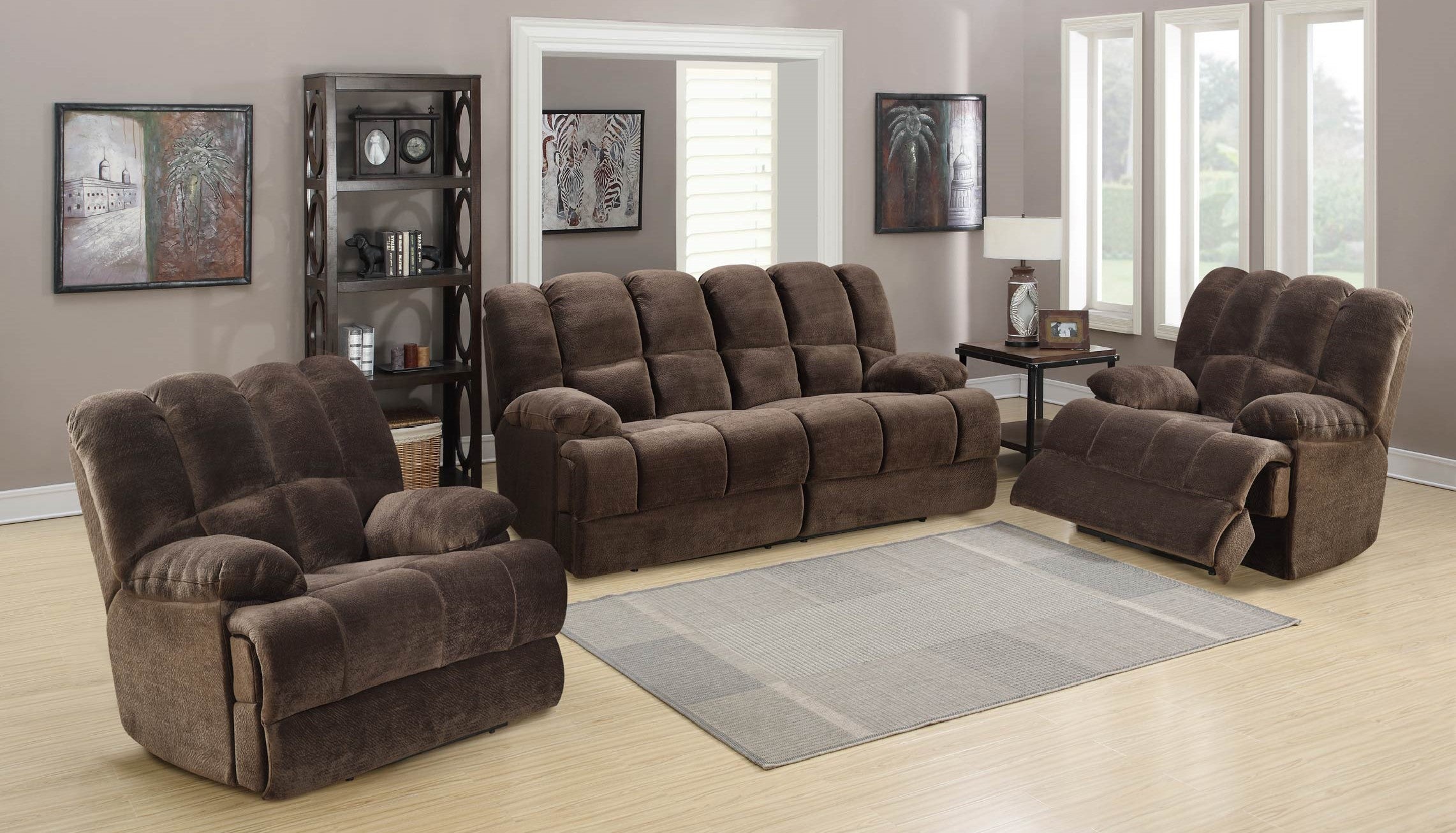 Berlin Recliner Lounge Suite- Single recliner, 3 Seater, Loveseater with cup holder, Options to chose from Large Corner recliner suite, 3seater+2 single recliner, Love Seat+2 single recliner By Sri Furniture