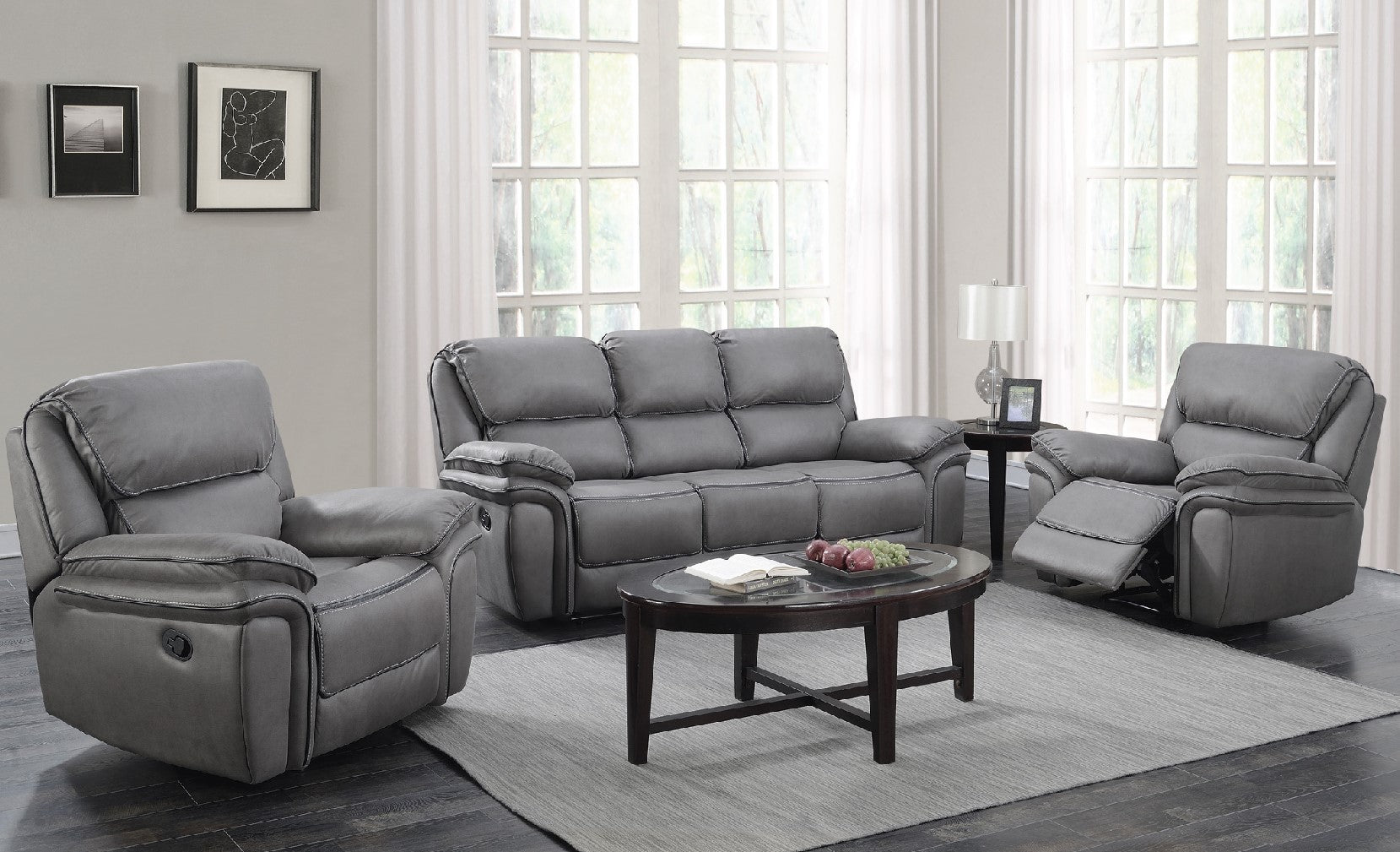 Sarah Recliner Sofa pick from Lounge Suite/3 Seater/ Single Seater Lowest Price Beat Guarantee BY Sri Furniture