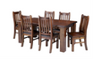 Adam Strong Pine Dining Table and chairs, Dining Suite by SRIPRASAR LIVING 1.5m/1.8m/2.1m/2.4m-NZ Pine