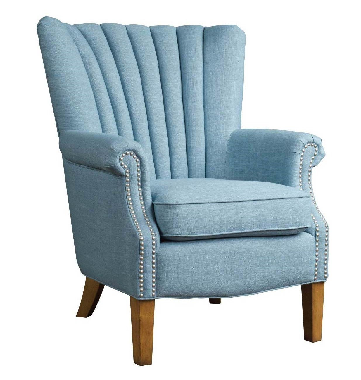 Trish Elegance Light Blue Armchair