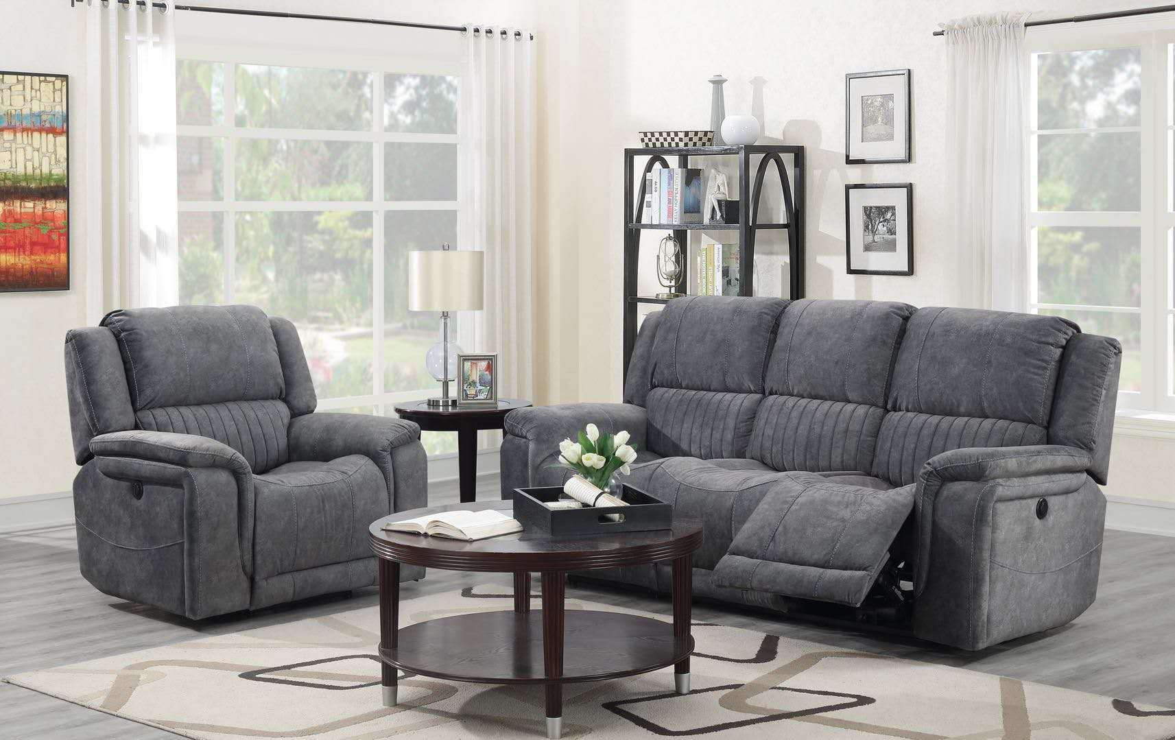 Wylie Fabric Recliner Lounge Suite/ Single Seat/ 3 Seater price beat guaranatee by Sri Furniture