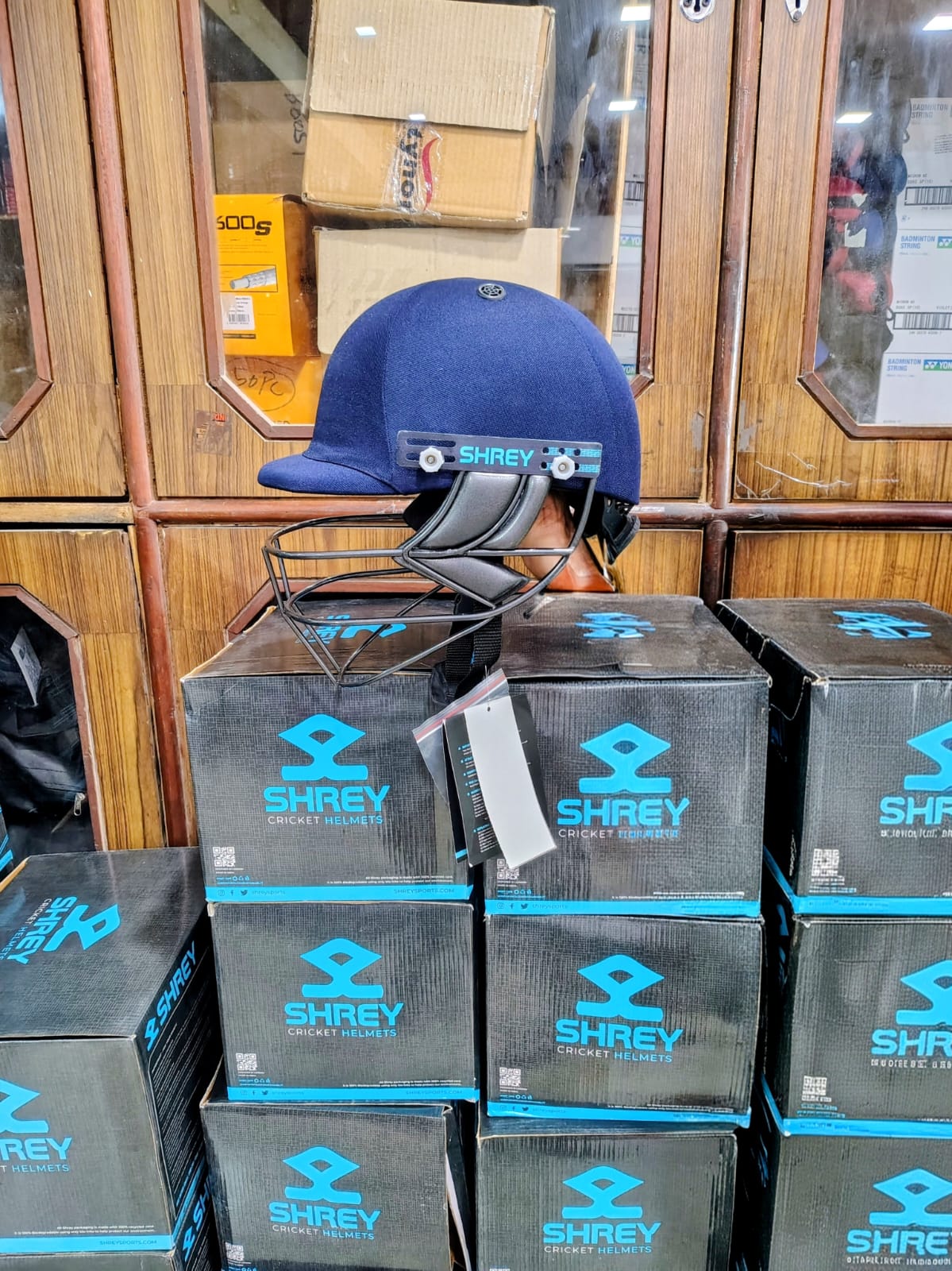Shrey Classic Steel Batting Fixed Visor Cricket Helmet for Men's