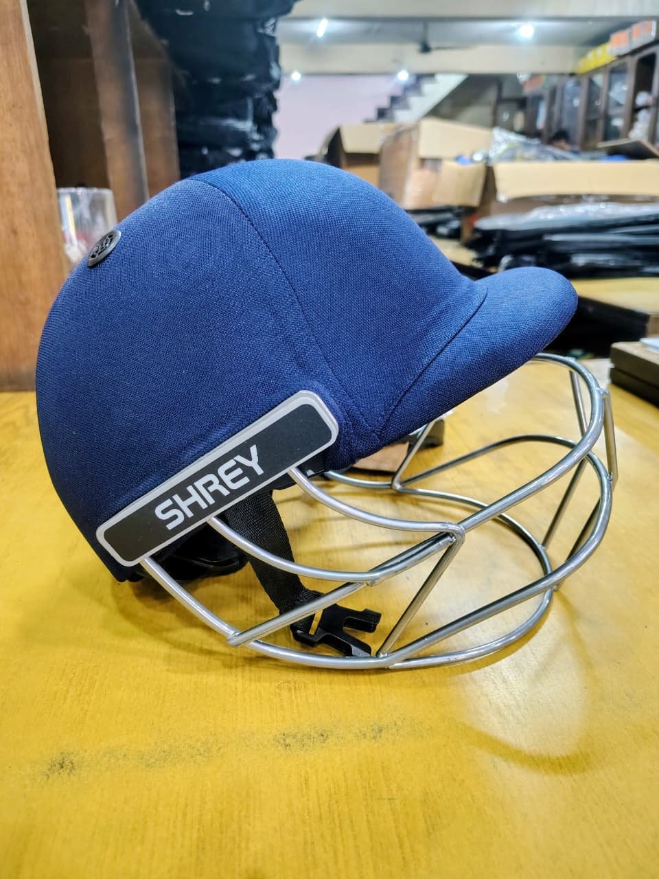 Shrey Classic Steel Batting Fixed Visor Cricket Helmet for Men's