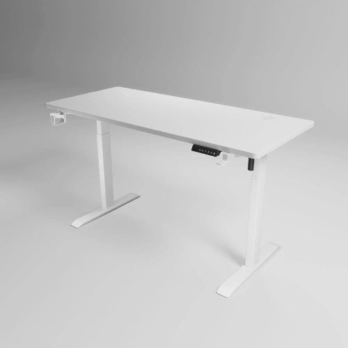 SRI Double Motor Electric Standing Height Adjustable Office Desk 1400 mm X 700 mm with 2 USB