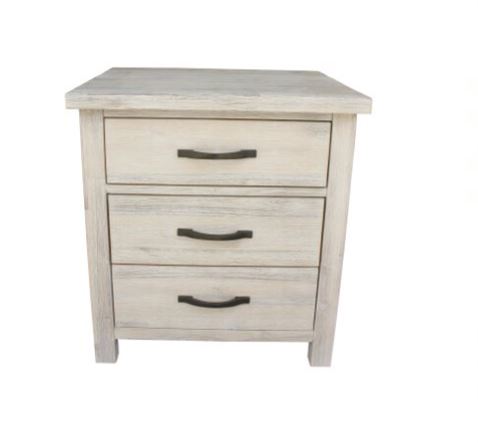 Willie Bedside Table (3 Drawer)