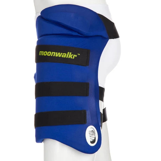 Moonwalkr Cricket Thigh Pads with Gunn & Moore Abdominal Guard – Men’s Right-Handed