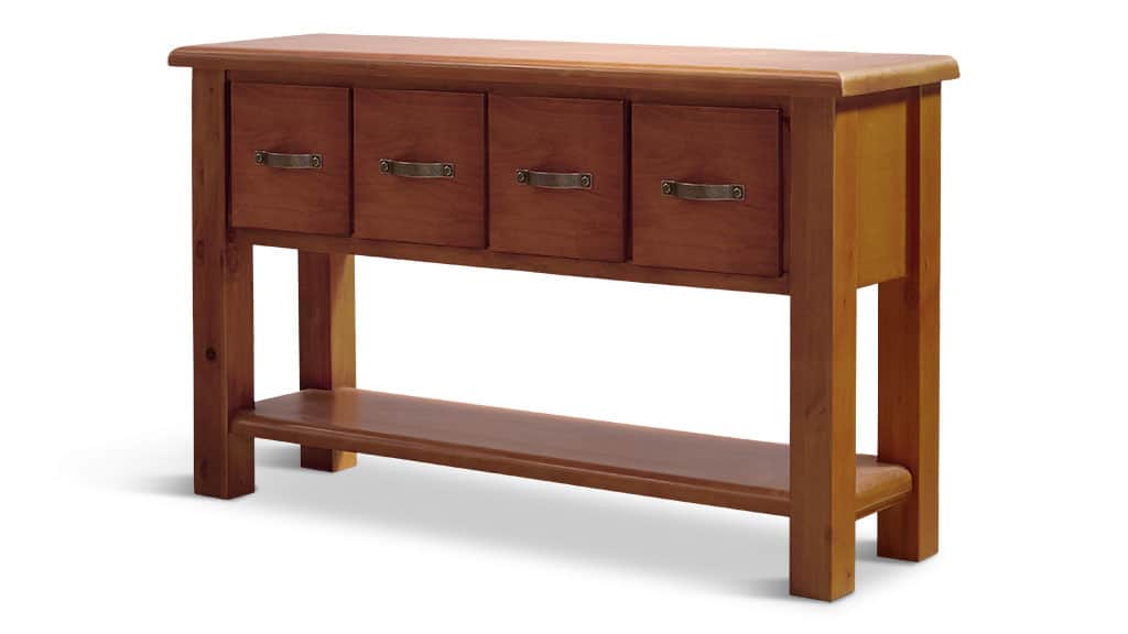 Amado Wooden Hall Table (4 Drawers)