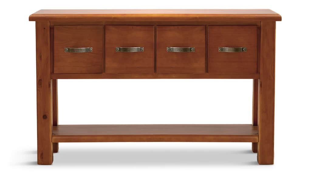 Amado Wooden Hall Table (4 Drawers)